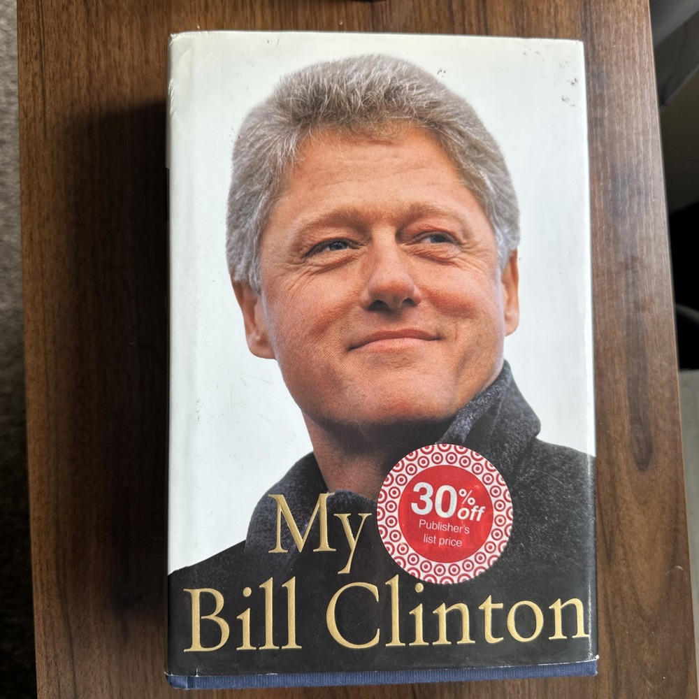 My Life Bill Clinton Hardcover Autobiography Book Dust Jacket President Memoir